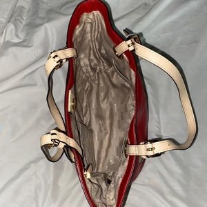 Red Michael Kors purse
